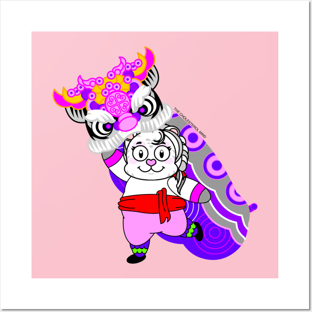 CNY: YEAR OF THE TIGER - LADY TIGER DANCER Wall Art by cholesterolmind